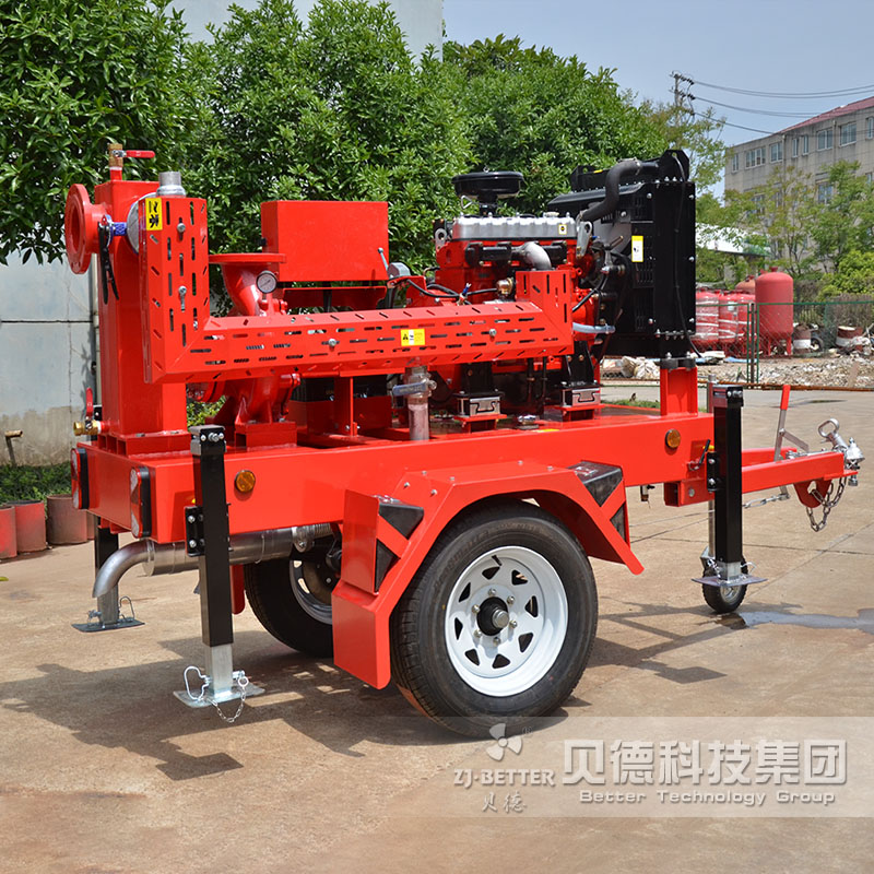 拖車式應(yīng)急搶險(xiǎn)移動(dòng)泵車