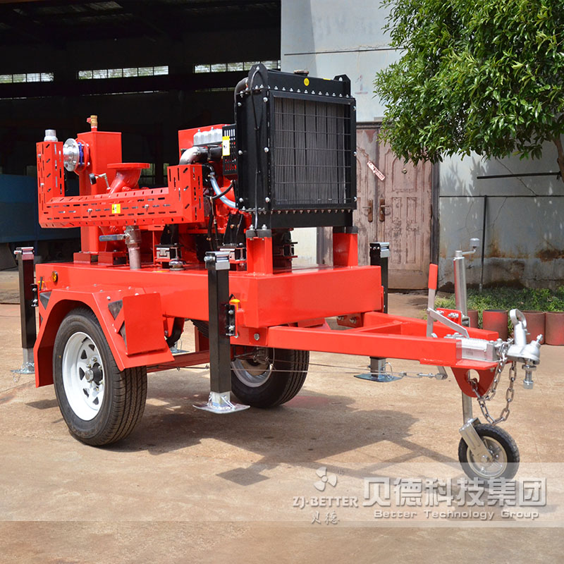 拖車式應(yīng)急搶險(xiǎn)移動(dòng)泵車