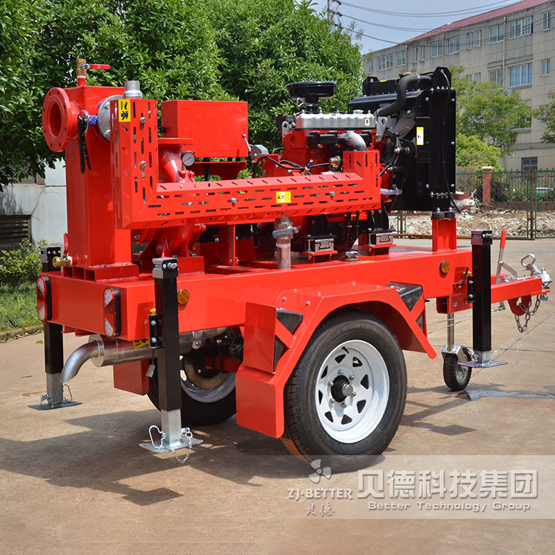 拖車式應(yīng)急搶險(xiǎn)移動(dòng)泵車