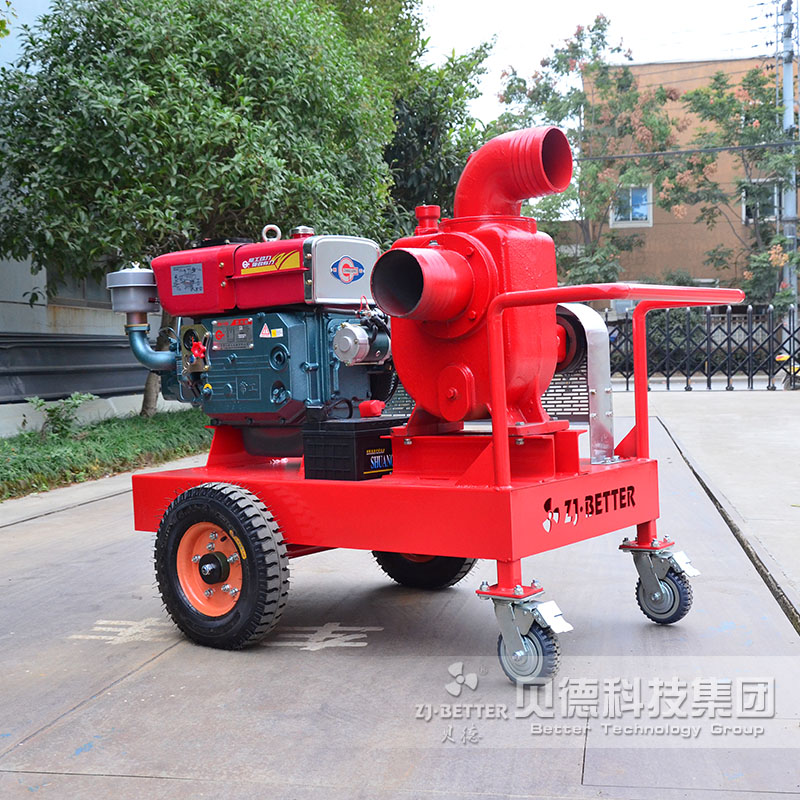 單杠柴油機(jī)自吸泵 移動自吸泵車