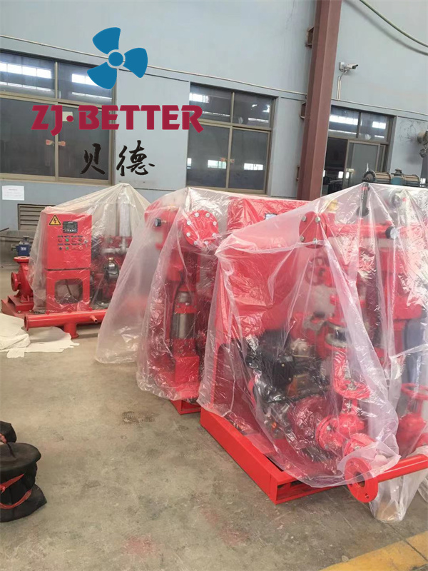 即將發(fā)貨的柴油機(jī)消防泵組