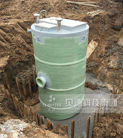 浙江玻璃鋼智能一體化泵站 無(wú)人值守地埋式一體化雨污水提升泵站