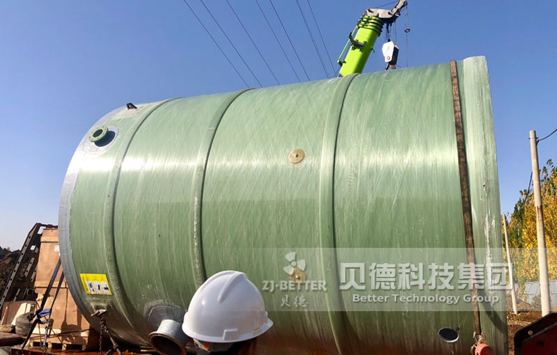 廠家直供智能玻璃鋼污水提升泵站 地埋式一體化污水預(yù)制泵站
