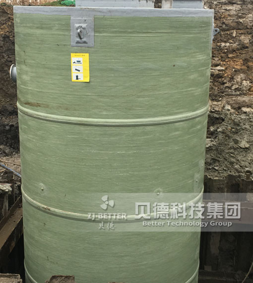 一體化預制泵站雨水污水提升泵站玻璃鋼筒體一體式地埋式排污泵站