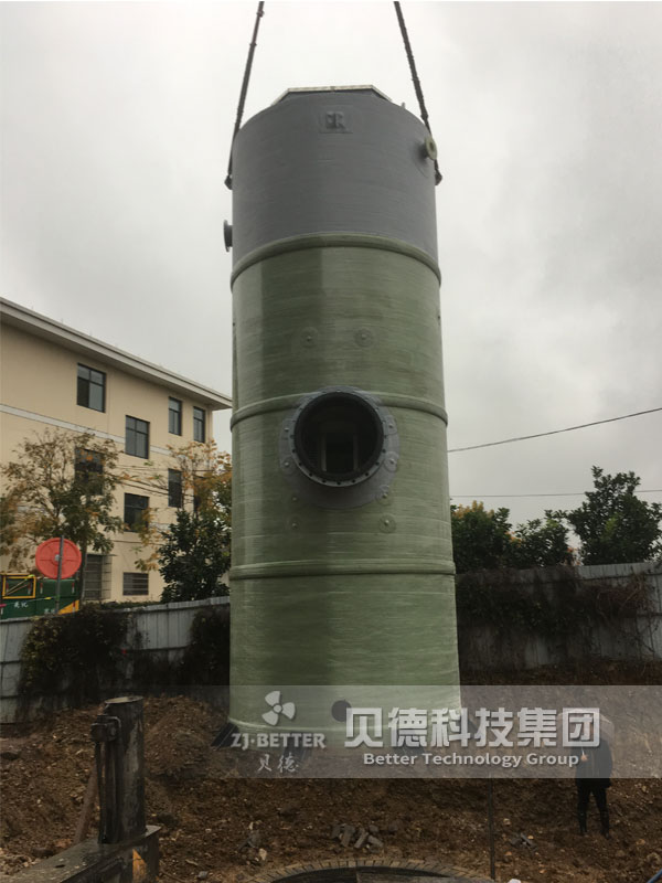 地埋式一體化預制泵站市政排水污水提升泵井玻璃鋼雨水一體式井筒