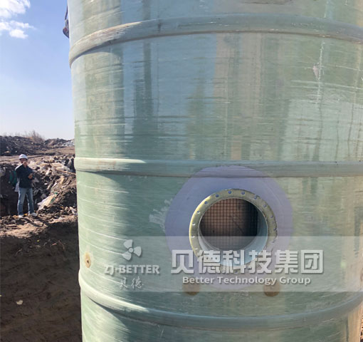 玻璃鋼一體化泵站智能一體化預制泵站地埋式一體化提升泵站可定制