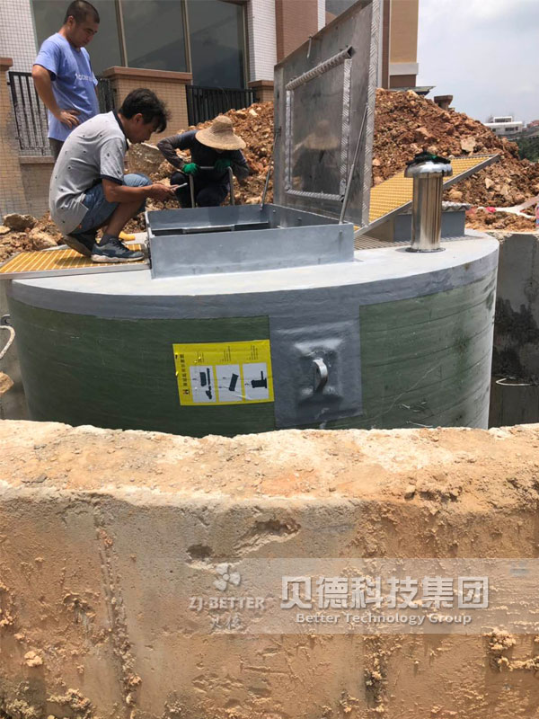 智能一體化預制千島湖城鎮(zhèn)污水雨水收集提升菜市場雨水提升泵站