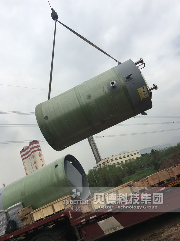 廠家批發(fā)玻璃鋼一體化雨水提升泵站福建污水處理地埋式預制智能污水提升泵站