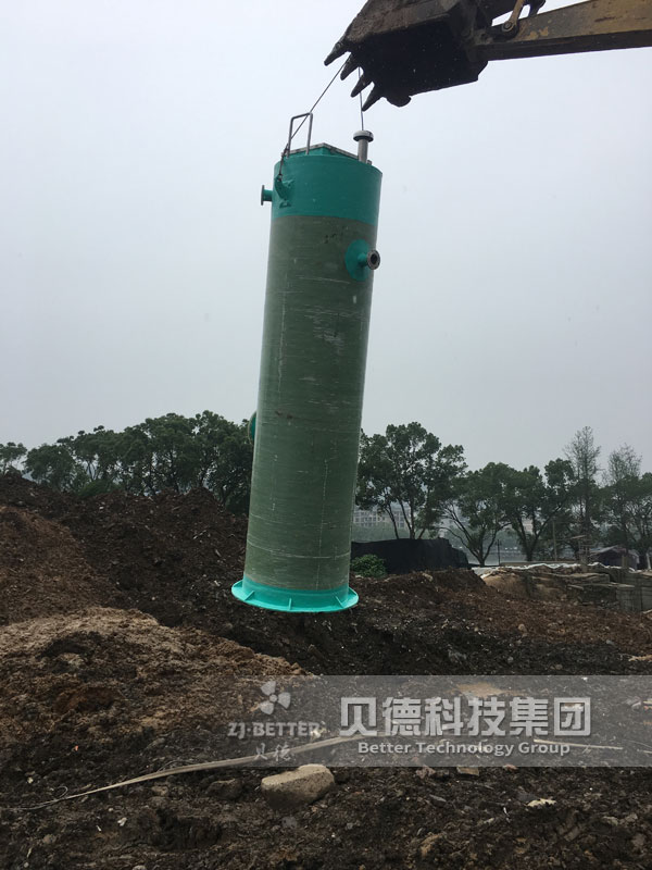 智能化雨水污水提升泵站河南項目一體化預制泵站工廠一體式雨污水提升泵站