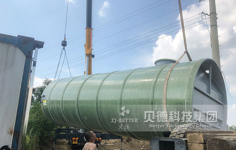 玻璃鋼一體化泵站地埋式一體化預制泵站智能一體化提升泵站出廠價