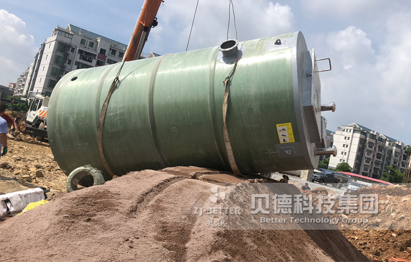 廠家定制智能地埋式污水提升泵站 玻璃鋼一體化預制泵站