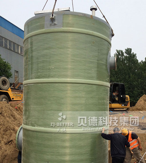 直供玻璃鋼一體化預制泵站 一體化智能泵站 地埋式污水提升泵站