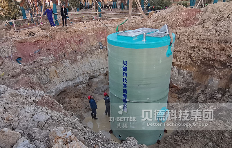 大型一體化污水泵站 地埋式一體化污水預制提升泵站 玻璃鋼泵站