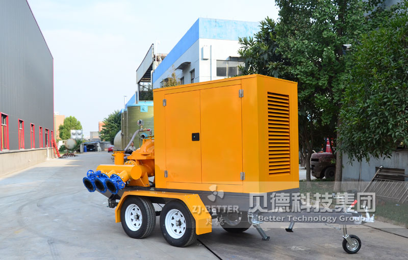 拖掛式防汛排澇排水泵車 防雨拖車式防汛排澇移動泵車 救援搶險車