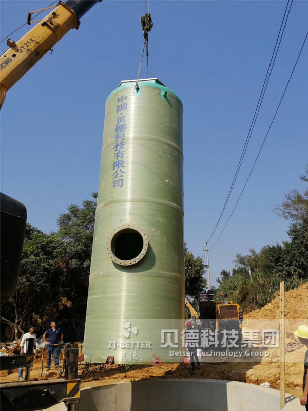 玻璃鋼泵站 一體化泵站 地埋式預制提升泵站 生活污水提升泵站