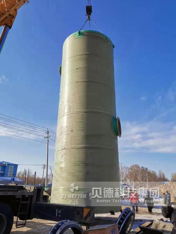 一體化預制泵站 污水雨水收集提升 玻璃鋼一體化泵站