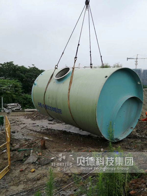 玻璃污水提升泵站 規(guī)格定制 智能小型水利泵站 一體化預制泵