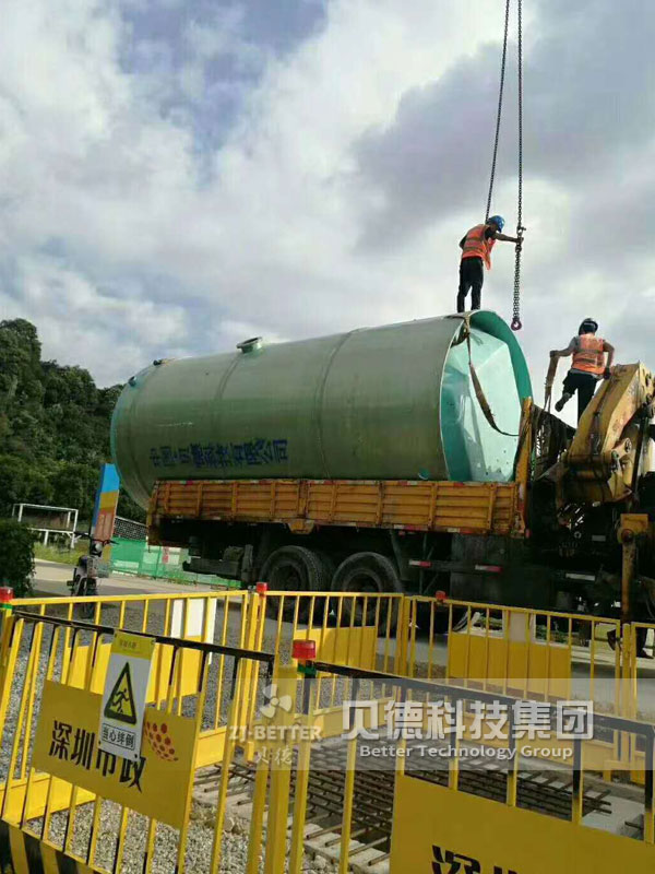 廠家定制一體化污水提升泵站 一體化泵站遠程監(jiān)控玻璃鋼預制泵站